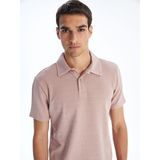 Lc Waikiki Yeni Sezon Polo Yaka Erkek Tişört - Pembe - 2XL