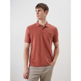 Lc Waikiki Yeni Sezon Polo Yaka Erkek Tişört - Turuncu - 3XL