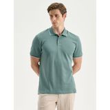 Lc Waikiki Yeni Sezon Polo Yaka Erkek Tişört - Yeşil - 2XL