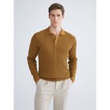 Lc Waikiki Yeni Sezon Polo Yaka Erkek Triko Kazak - Sarı - 2XL