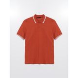 Lc Waikiki Yeni Sezon Polo Yaka Kisa Kollu Erkek Dokulu Tisort - S5BL66Z8 - M - Turuncu