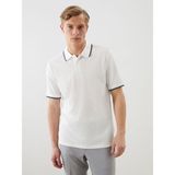 Lc Waikiki Yeni Sezon Polo Yaka Kısa Kollu Erkek Tişört - Ekru - 2XL