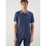 Lc Waikiki Yeni Sezon Polo Yaka Kısa Kollu Erkek Tişört - İndigo