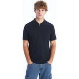 Lc Waikiki Yeni Sezon Polo Yaka Kısa Kollu Erkek Tişört - Lacivert - M