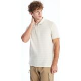 Lc Waikiki Yeni Sezon Polo Yaka Kisa Kollu Erkek Tisort - S52758Z8 - 2XL - Bej