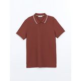 Lc Waikiki Yeni Sezon Polo Yaka Kisa Kollu Erkek Tisort - S53482Z8 - Kahverengi - XL