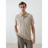 Lc Waikiki Yeni Sezon Polo Yaka Kisa Kollu Erkek Tisort - S5AS23Z8 - M - Bej