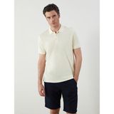 Lc Waikiki Yeni Sezon Polo Yaka Kısa Kollu Erkek Tişört - Sarı - 2XL