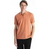 Lc Waikiki Yeni Sezon Polo Yaka Kısa Kollu Erkek Tişört - Turuncu - XL