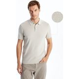 Lc Waikiki Yeni Sezon Polo Yaka Kısa Kollu Erkek Triko Kazak - Bej - XL