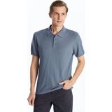 Lc Waikiki Yeni Sezon Polo Yaka Kısa Kollu Erkek Triko Kazak - Indigo - XL