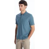 Lc Waikiki Yeni Sezon Polo Yaka Kisa Kollu Pike Erkek Tisort - S52840Z8 - Mavi