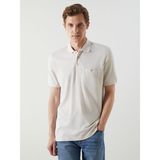 Lc Waikiki Yeni Sezon Polo Yaka Merserize Görünümlü Erkek Tişört - Bej - XL