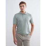 Lc Waikiki Yeni Sezon Polo Yaka Penye Erkek Tişört - Yeşil - XL