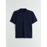 Lc Waikiki Yeni Sezon Polo Yaka Pike Erkek Tişört - Lacivert - 3XL