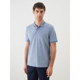 Lc Waikiki Yeni Sezon Polo Yaka Pike Erkek Tişört - Mavi - XL