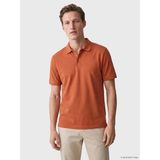 Lc Waikiki Yeni Sezon Polo Yaka Pike Erkek Tişört - Yanık Turuncu - XL