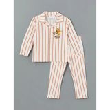 Lc Waikiki Yeni Sezon Polo Yaka Winnie The Pooh Baskılı Erkek Çocuk Pijama Takımı - Pembe - 4 - 5 Yaş