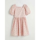 Lc Waikiki Yeni Sezon Puantiyeli Kız Çocuk Elbise - Pembe - 8 - 9 Yaş