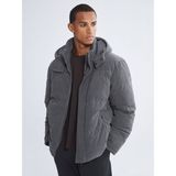 Lc Waikiki Yeni Sezon Rahat Kalıp Dik Yaka Kadife Erkek Şişme Mont - 2XL - Antrasit