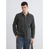 Lc Waikiki Yeni Sezon Rahat Kalıp Erkek Jean Gömlek - 2XL - Haki