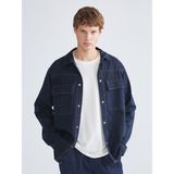 Lc Waikiki Yeni Sezon Rahat Kalıp Uzun Kollu Erkek Jean Gömlek - Indigo - XS