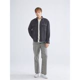 Lc Waikiki Yeni Sezon Rahat Kalıp Uzun Kollu Kadife Erkek Gömlek Ceket - 2XL - Antrasit