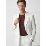 Lc Waikiki Yeni Sezon Regular Fit %100 Keten Erkek Blazer Ceket - 54 - Ekru