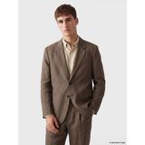 Lc Waikiki Yeni Sezon Regular Fit %100 Keten Erkek Blazer Ceket - 54 - Orta Kahverengi