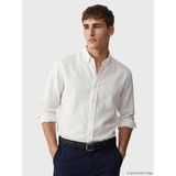 Lc Waikiki Yeni Sezon Regular Fit Armürlü Erkek Basic Gömlek - 2XL - Ekru