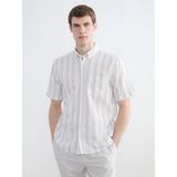 Lc Waikiki Yeni Sezon Regular Fit Armürlü Erkek Gömlek - 3XL - Bej