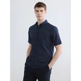 Lc Waikiki Yeni Sezon Regular Fit Çizgili Erkek Gömlek - 3XL - Lacivert Çizgili