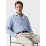 Lc Waikiki Yeni Sezon Regular Fit Çizgili Poplin Erkek Gömlek - Lacivert Çizgili