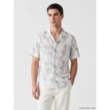 Lc Waikiki Yeni Sezon Regular Fit Desenli Viskon Erkek Gömlek - Mavi