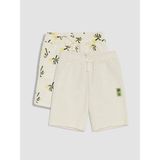 Lc Waikiki Yeni Sezon Regular Fit Erkek Çocuk 2'li Şort - 7 - 8 Yaş - Açık Bej