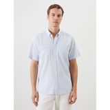 Lc Waikiki Yeni Sezon Regular Fit Erkek Dokulu Gömlek - 2XL - Mavi