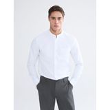 Lc Waikiki Yeni Sezon Regular Fit Hakim Yaka Uzun Kollu Erkek Gömlek - Beyaz - 3XL