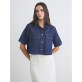 Lc Waikiki Yeni Sezon Regular Fit Kadın Jean Gömlek - Indigo