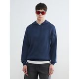Lc Waikiki Yeni Sezon Regular Fit Kapüşonlu Erkek Triko Kazak - İndigo - M - L