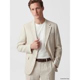 Lc Waikiki Yeni Sezon Regular Fit Keten Karışımlı Erkek Blazer Ceket - 52 - Bej