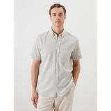 Lc Waikiki Yeni Sezon Regular Fit Keten Karışımlı Erkek Gömlek - 2XL - Yeşil
