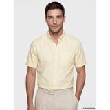 Lc Waikiki Yeni Sezon Regular Fit Keten Karışımlı Erkek Gömlek - 3XL - Açık Sarı