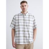 Lc Waikiki Yeni Sezon Regular Fit Kısa Kollu Ekose Erkek Gömlek - 3XL - Yeşil
