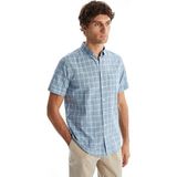 Lc Waikiki Yeni Sezon Regular Fit Kisa Kollu Ekose Poplin Erkek Gomlek - S5FF90Z8 - Indigo - 3XL