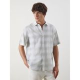 Lc Waikiki Yeni Sezon Regular Fit Kısa Kollu Ekose Poplin Erkek Gömlek - XL - Yeşil