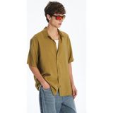 Lc Waikiki Yeni Sezon Regular Fit Kısa Kollu Erkek Gömlek - 2XL - Haki