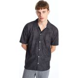 Lc Waikiki Yeni Sezon Regular Fit Kısa Kollu Erkek Gömlek - 2XL - Lacivert