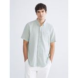 Lc Waikiki Yeni Sezon Regular Fit Kısa Kollu Erkek Gömlek - 3XL - Gri