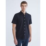 Lc Waikiki Yeni Sezon Regular Fit Kısa Kollu Erkek Gömlek - XS - Lacivert