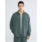 Lc Waikiki Yeni Sezon Regular Fit Müslin Erkek Gömlek - 2XL - Yeşil